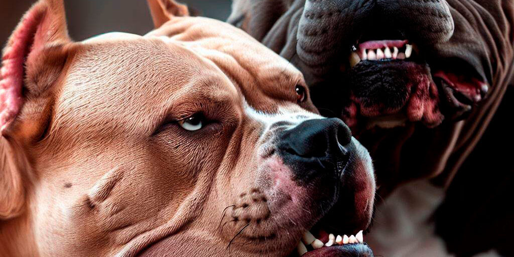 Cães agressivos
