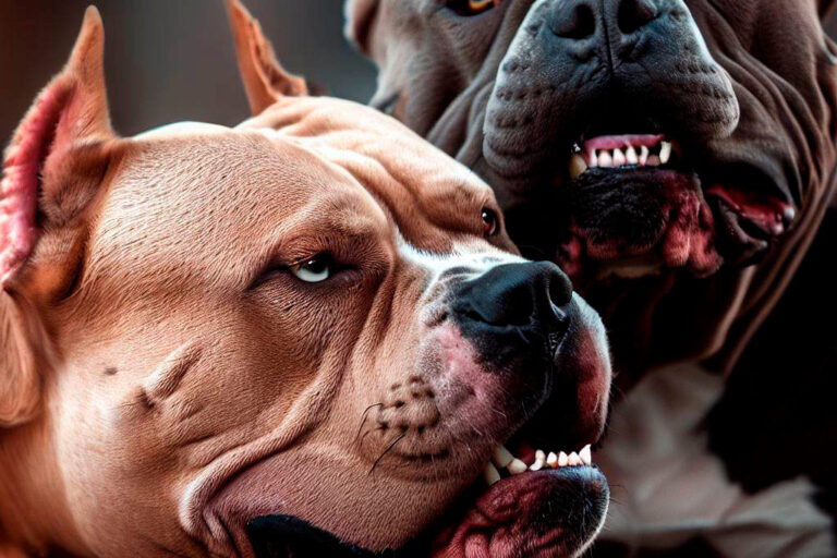 Cães agressivos