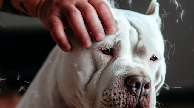 Cachorro soltando muito pelo