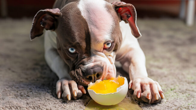 Posso dar ovo para cachorro