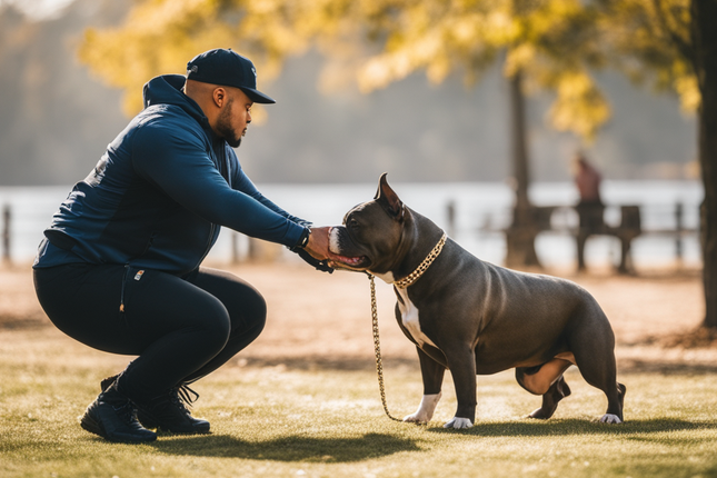 Treinamento de American Bully