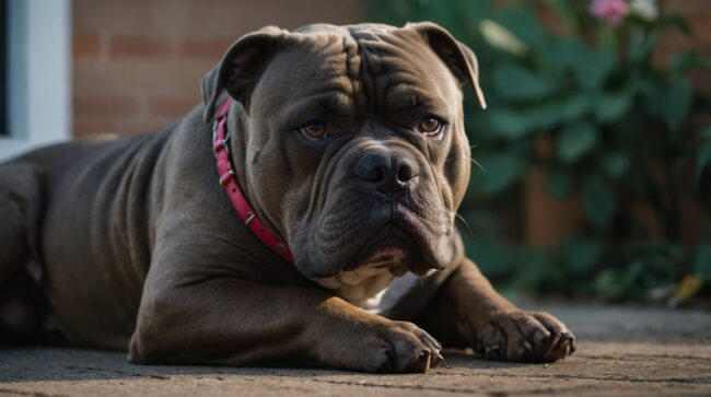 Como lidar com a ansiedade de separação no seu American Bully